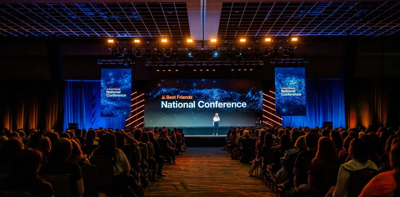 2024 best friends national conference stage and audience