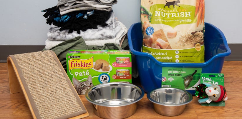 Canned food for pets and other resources for your community