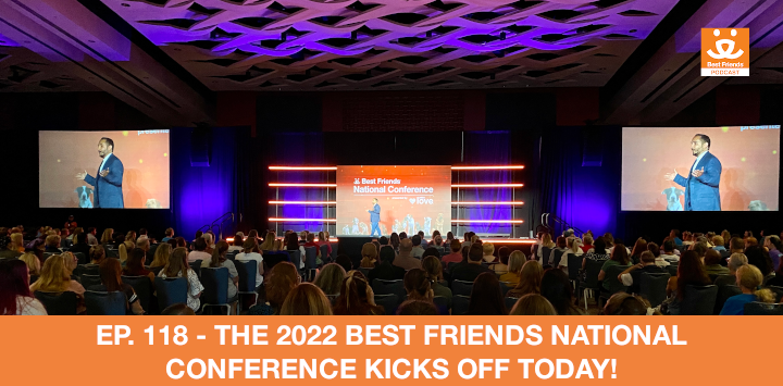 Marc Peralta speaks at the 2022 Best Friends National Conference